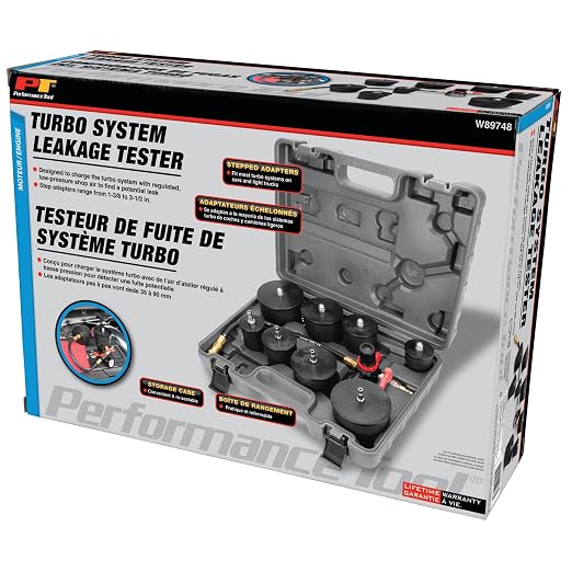 Performance Tool W89748 Turbocharger System Leakage Tester Kit - Find & Fix Turbo Leaks with Ease