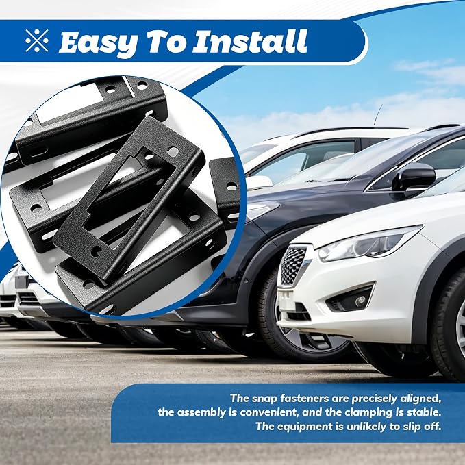 10Pcs Under Dash Mounting Brackets Replace for J1962 OBD2 OBD-II,Fit for Splitter Extension Adapter Cable