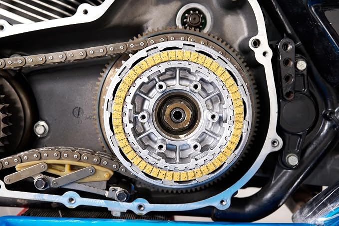 Mofun Extra Plate Friction Steel Plates Clutch Kit Compatible with Harley Softail Touring Street Glide Dyna Trike Twin Cam 1998-2017 Evolution 1340 1998-1999 Replace of P/N 37980-10 307-30-10013 19PCS