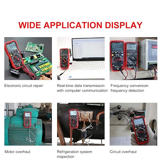 UNI-T UT61B+ Digital Multimeter True RMS AC/DC Voltage Current Resistance Capacitance Tester