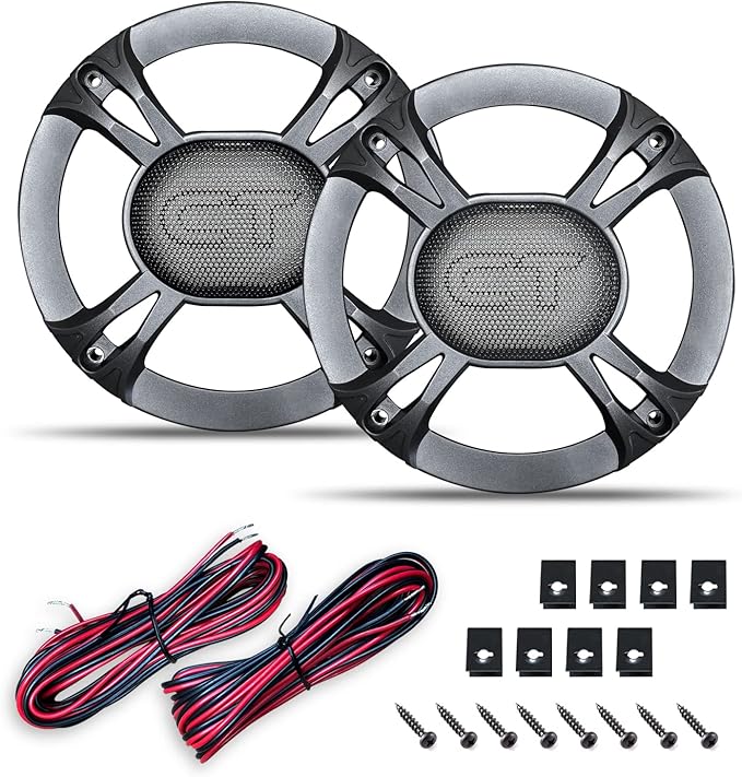 CT Sounds BIO-6-5-COX 6.5 Inch Coaxial Car Speakers, 200 Watts Max, Pair