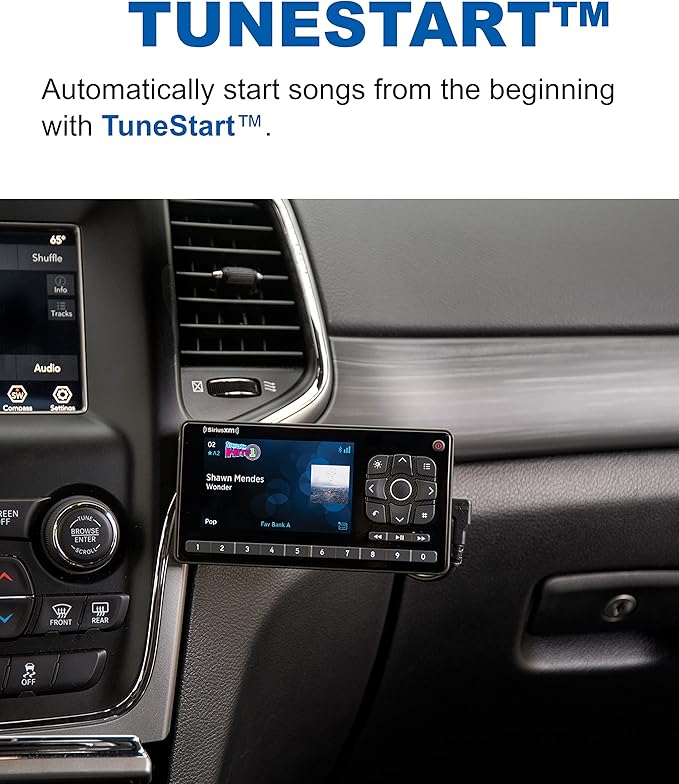 SiriusXM Roady BT Vehicle Satellite Radio - Enjoy SiriusXM Through Your Existing Car Stereo (RoadyBT SXVRBT1) (Renewed)