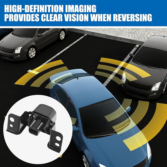 ACROPIX Car Rear View Back Up Camera Wide Angle Park Assist Reverse Camera Fit for Toyota Highlander 2017-2022 No.867900E081/86790-0E081 - Pack of 1