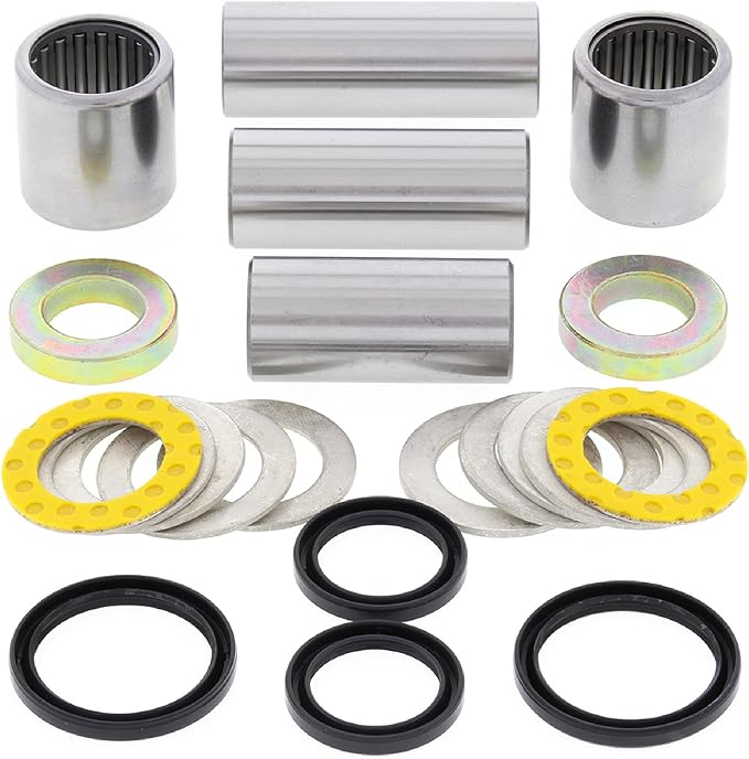 All Balls Racing 28-1128 Swing Arm Bearing Seal Kit Compatible with/Replacement for Honda CRF250R 2010-2013, CRF450R 2005-2012, CRF450X 2005-17