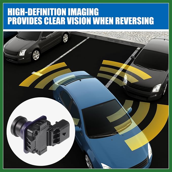 Motoforti Car Rear View Back Up Camera Wide Angle Park Assist Reverse Camera Fit for Ford Edge 2015 2016 2017 2018 No.F2GZ19G490A - Pack of 1 Long-Lasting
