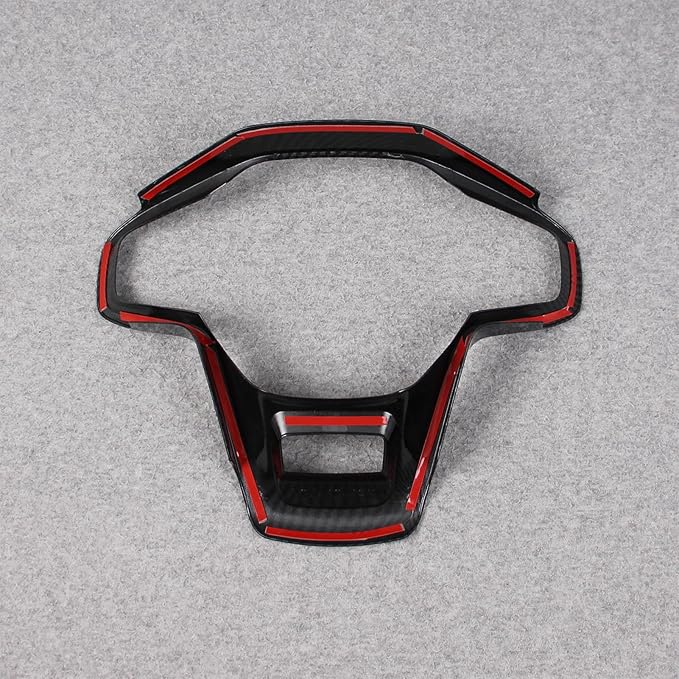 for Ford Bronco 2023 2024 2025 Wheel Steering Trim Panel Cover Trims ABS Carbon Fiber Pattern