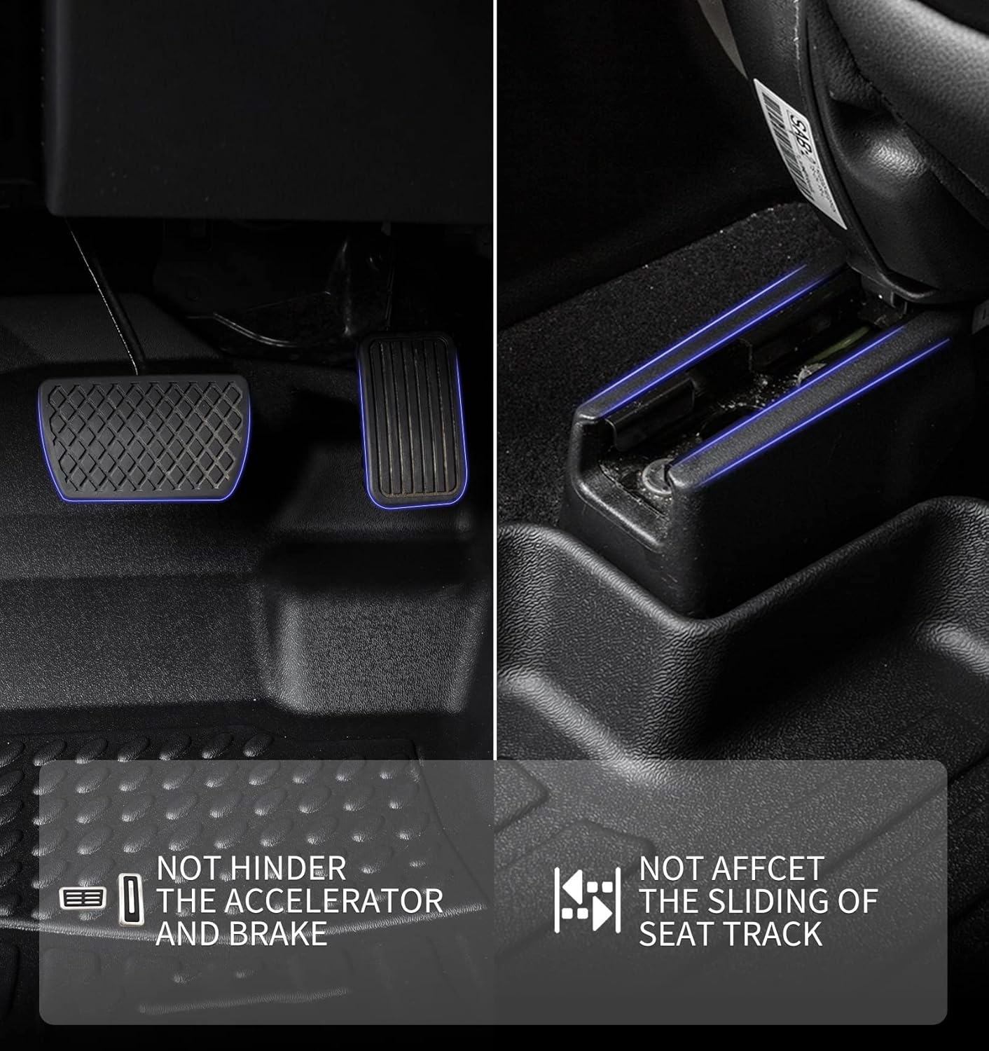 KELCSEECS® Floor Mats & Cargo Liner Fit for 2017-2022 Kia Sportage(Not Hybrid) All Weather Car Mats Floor Liners Trunk Mat Cargo Mat Sportage Floor Mats Trunk Liner(Cargo Tray in Upper Deck Position)