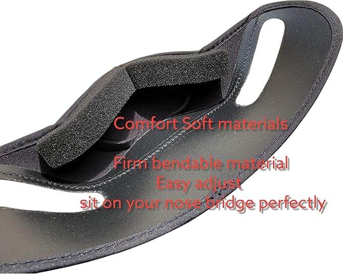 Vega Special Engineered Breath Deflector Comfort Soft (DIY trimable fits Most Off-Road & Full-Face Helmets) Stealth