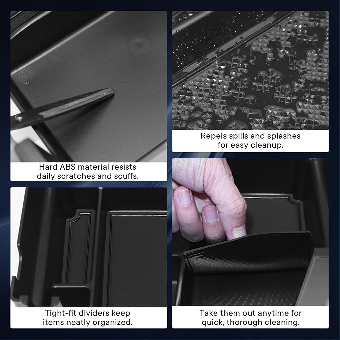 Center Console Organizer Fit for Ford Bronco 2025-2026 | Fit for 4-Door, armrest storage box, car console organizer, interior accessories
