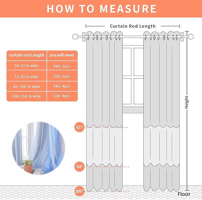 XiDi Girls Curtains for Bedroom 90 Inches Long 2 Panels Pink Grey Blue Rainbow Blackout Curtains for Little Girl Kids Room Decor Living Room, Princess Unicorn Wall Decals Drapes 52x90