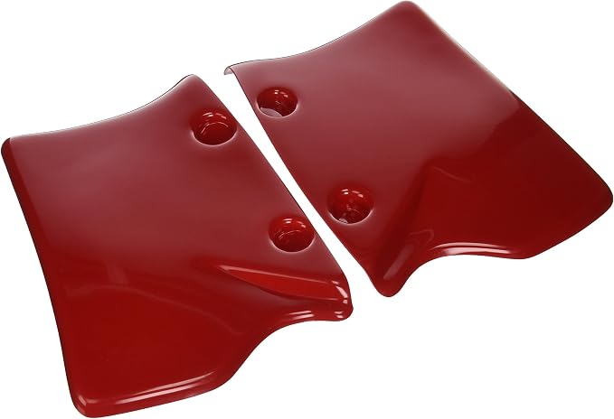 Maier 58011-2 Red Radiator Air Scoops for Honda ATC 350X