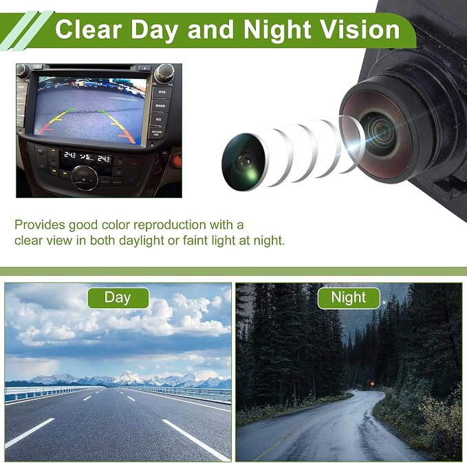 ACROPIX Car Park Assist Camera Rear View Backup Reverse Camera for Ford Aviator 2020-2023 No.GD9T19J220AF/GD9T19J220AG