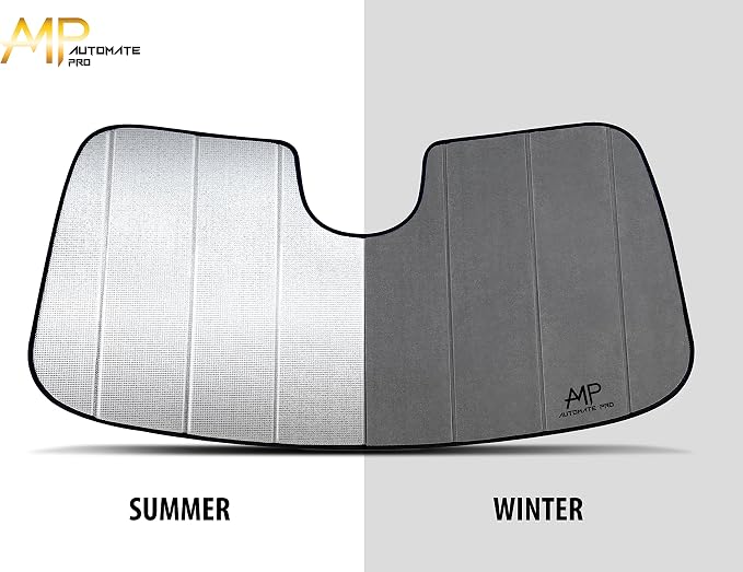 Custom Fit Windshield Foldable Sunshade for 2021 2022 2023 2024 2025 2026 BMW 4 Series 4-Series Coupe Convertible (Not for Gran Coupe), Compact Block UV Rays Visor Protector Folding Dual-Purpose