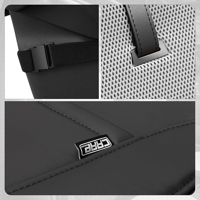Sport Series Leatherette Front Row Set Seat Covers Universal for Cars Trucks SUV, Grey/Black, CA-SC-Sport-F-GY