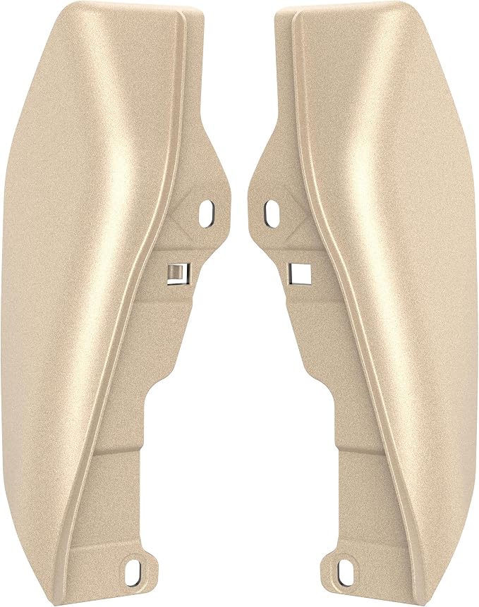 Color - Matched Mid Frame Air Deflectors Heat Shield, Perfectly Fit for Harley Touring Models 2009-2026 Camouflage Sand Denim