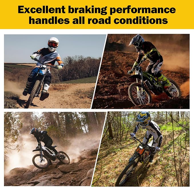 Front Rear Hydraulic Brake Kit & Brake Caliper Master Cylinder Assembly for Surron Light Bee X Segway X160 X260 Talaria Sting MX3/R MX4/XXX Electric Dirt Bike Parts