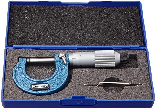 Fowler 52-240-011-1, Outside Inch Micrometer with 10-11" Measuring Range