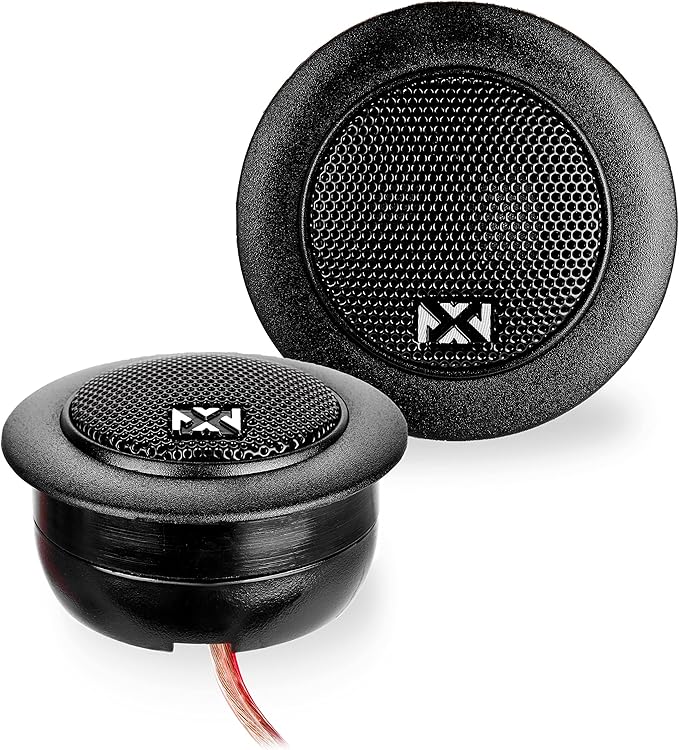 NVX VSP525KIT 750W Peak (250W RMS) 5.25" V-Series 2-Way Component Speaker System with 25mm Silk Dome Tweeters