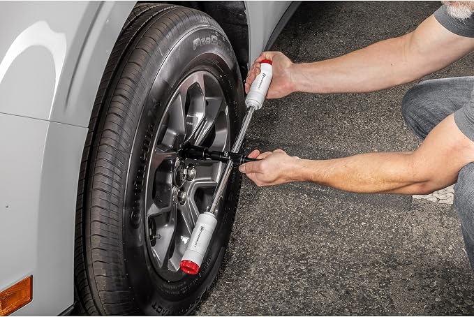 Powerbuilt Billy Club Universal Lug Wrench with Socket Storage, SAE and Metric, Remove Lug Nuts Tire Wheels - Gen-3 643046ECE