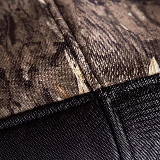 Ducks Unlimited Auto Seat Covers, Easy to Install Front and Bench Seat Covers for Car, Truck, and SUV, Mossy Oak Shadow Grass (Habitat), Full Size Bench
