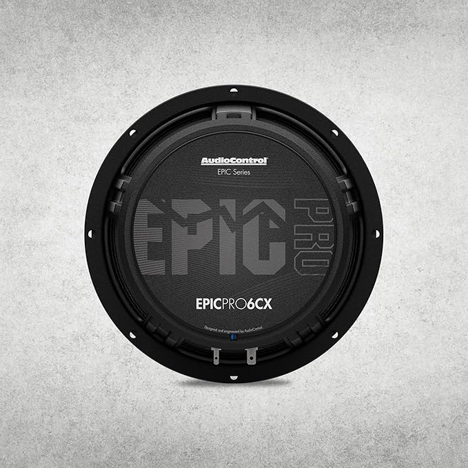 AudioControl EPICPRO6CX Epic PRO 6.5โ Coaxial Car Speakers Set (Pair), 300W Max, 4 Ohm, Rear or Front Door Speakers for Truck or Car Audio System, Pro Audio High SPL Full Range Speakers