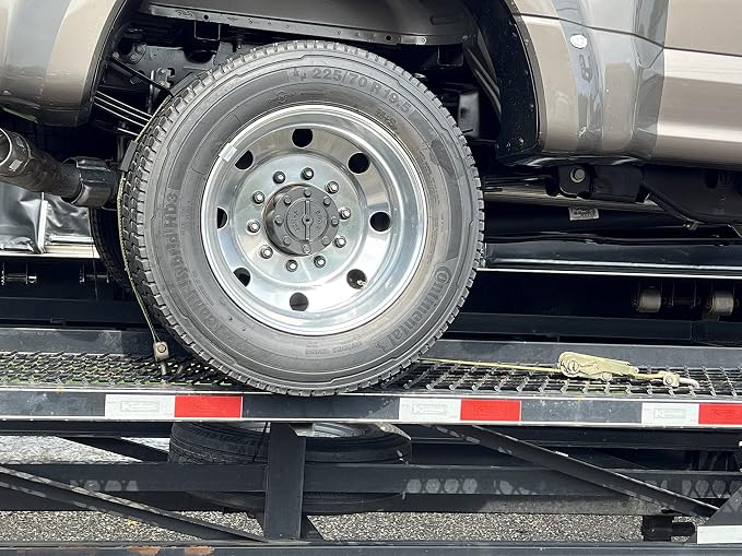 Mytee Products Over The Tire Ratchet Strap w/Swivel J Hooks & Rubber Pads