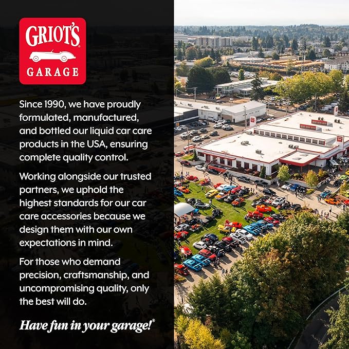 Griot's Garage Microfiber Wash Pads for Car Wash and Detailing, Soft and Ultra-Absorbent for Gentle Auto Cleaning, Machine-Washable, 8" x 10", Set of 2, 11290