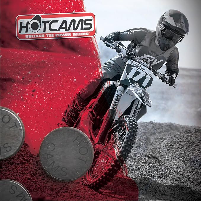 Hot Cams HCSHIM02 Complete Shim Kit Compatible with/Replacement for Arctic Cat ATV DVX 400 /Honda CRF 450R CRF450X TRX 450ER TRX 450R /Kawasaki KFX 400 KFX 450R KLX 450R KX 450F/Suzuki