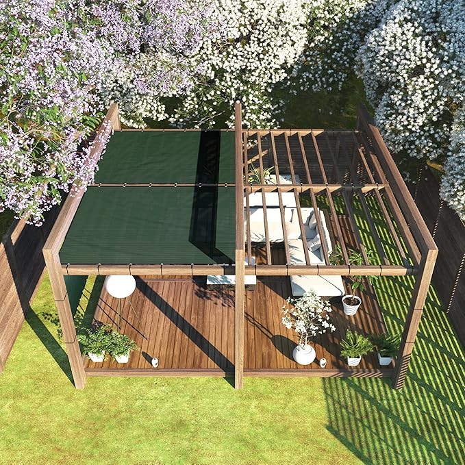 ColourTree Customized Size 6' x 85' Green Fence Screen Privacy Screen - Commercial Grade 170 GSM - Heavy Duty - 3 Years Warranty - Cable Zip Ties Included