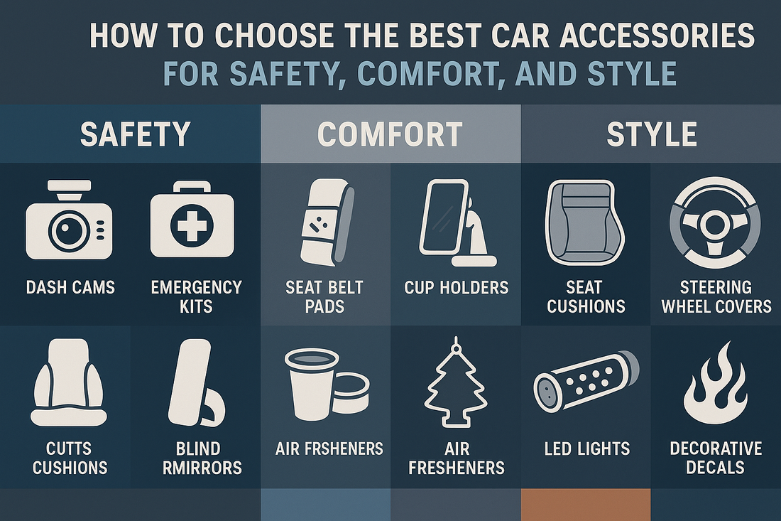 How to Choose the Best Car Accessories for Safety, Comfort, and Style