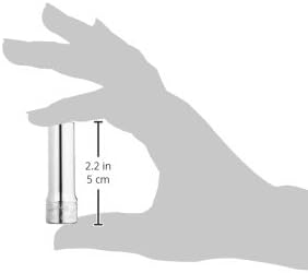 Williams JHWBMD-610 SUPERTORQUE 3/8-Inch Drive Deep Metric 6 Point Socket 10mm Size, High-Polished Chrome Finish, Designed for Maximum Engagement on 6-Point Fasteners