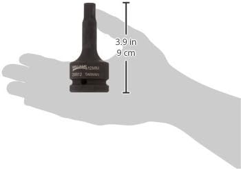 Williams JHW35812 3/4-Inch Drive Impact Hex Bit Driver, 12mm , Black