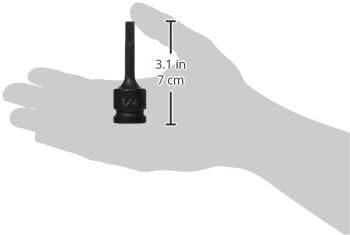 Grey Pneumatic (2908F) 1/2" Drive x 1/4" Hex Driver Socket