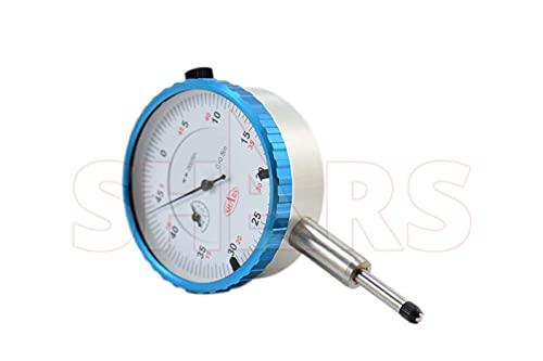 Shars 0.5" High Precision Dial Indicator, .0005" Graduation 303-3149 P]