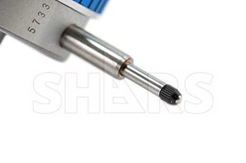 Shars High Precision Dial Indicator White, 0-10mm x .01mm 303-3110 P]