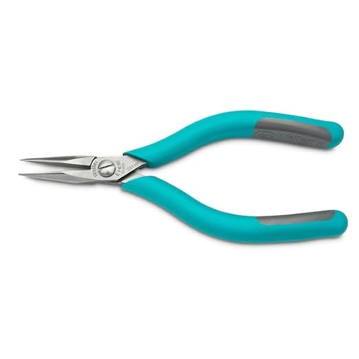 Erem 2411P 5” Fine Point Needle Nose Pliers Smooth Jaws with Ergonomic Handles