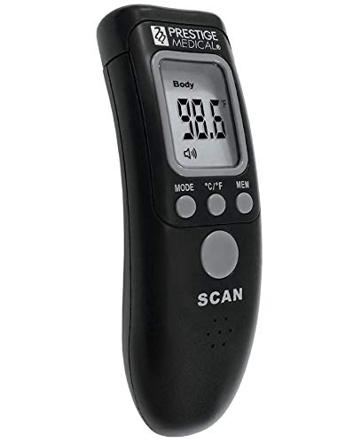 Prestige Medical Infrared Forehead Thermometer, Black