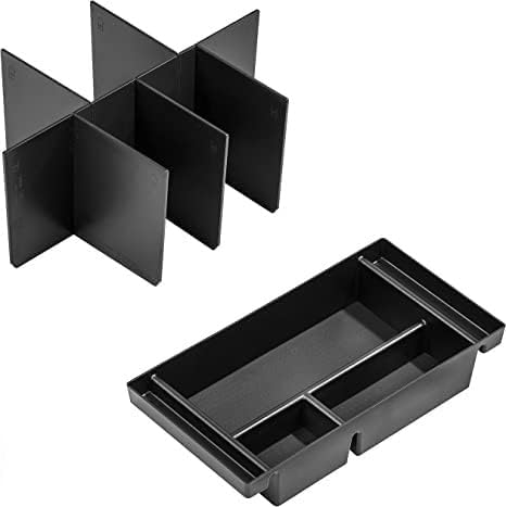 Vehicle OCD - Center Console Divider and Tray Organizer for Chevy Silverado 1500 / GMC Sierra 1500 (2019-2021) and 2500/3500 HD (2020-2023) (Full Console w/Bucket Seats ONLY) - Made in USA