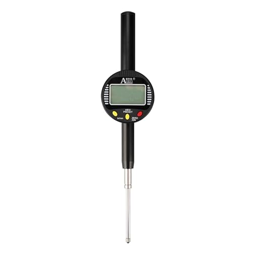 Digital Dial Indicator 0-2in/50.8mm, 0.01mm/ 0.0005" Tolerance Function Inch/Metric Measuring Tool (ACE-B50)