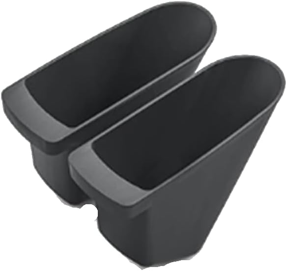 Ruiya Door Trash Can for Tesla Model Y 2025 2026,Waterproof TPE Auto Garbage Can Portable Door Built-in Trash Bin, Interior Accessories for 2025/2026 Model Y (2Packs)