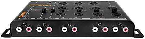 PRV Audio Crossover Car Audio EX4.6 PRO 4 Way or 3 Way Electronic Crossover 9 Volts, 4 in 6 Out RCA Channels Car Sound Processor - EX4.6PRO