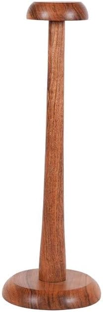 Mythrojan 14.5 Inch SOLID WOOD HAT DISPLAY STAND Sturdy Wooden Display Stand for Medieval Renaissance Cosplay Halloween Pin up Retro Hats (Natural)