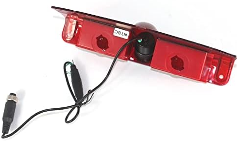 Brake Light Backup Camera for Chevrolet Express Van/GMC Savana Explorer 1500 2500 3500 2003-2019 Car Rear View High Mount Rear Light Lamp Reverse Parking Cargo Camera