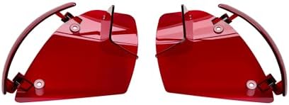 Side Wings Wind Air Deflector Fairing Fit for Harley 2024-2026 CVO Road Glide ST FLTRXSTSE 2024-2026 Road Glide FLTRX 2023-2025 CVO Road Glide FLTRXSE (Red)