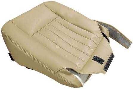 Driver Side Bottom + Top Back PERF Leather Seat Cover TAN Compatible with Lincoln Navigator 2005 2006