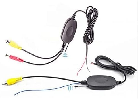 Wireless RCA Video Transmitter and Receiver Kit for Car Parking Backup Camera Monitor System (Model B Without Reversing Control line)