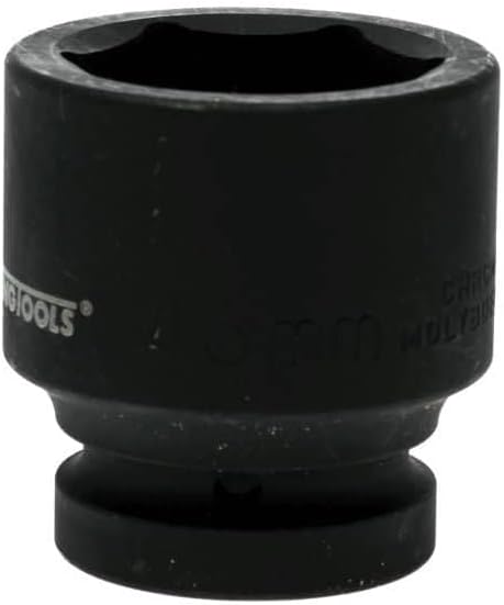 Teng Tools 46MM 1 Inch Drive 6 Point Metric Shallow Chrome Molybdenum Impact Socket | Mechanic Tool | Hand Tool - 910546