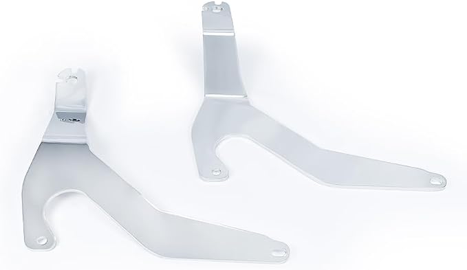 Adjustable Driver/Passenger Seat Backrest Component:Fixed Mounts For BWM R18B (Chrome)