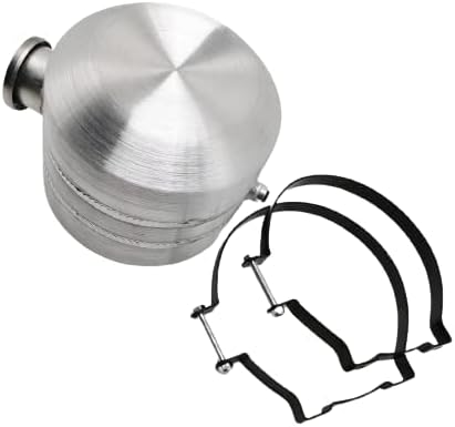 JSD 1.75 Gallons 8"x8" Aluminum Gas Tank With Internal Baffle Center Fill 1/4" NPT Outlet for hotrod,ATV,UTV,dune buggy