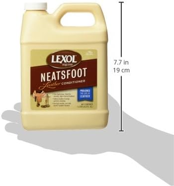 Lexol Neatsfoot Leather Conditioner | Helps soften and renew | 1 Liter